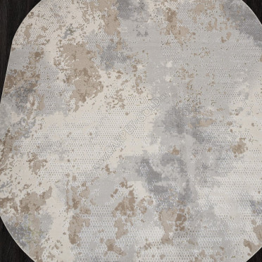 Ковер F171 - CREAM-GREEN - Овал - коллекция LIMAN