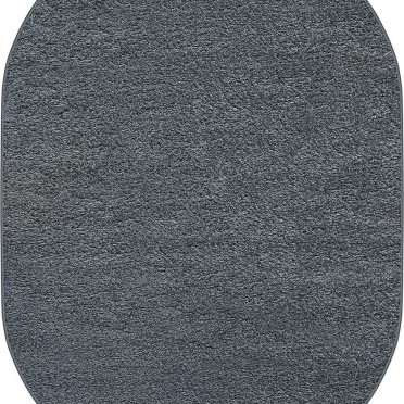 Ковер белорусский Шегги Микрофибра 11001 OVAL 43 прямоугольный