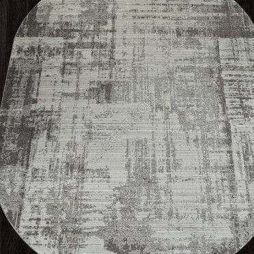 Ковер F237 - GRAY-BEIGE - Овал - коллекция GRAFF