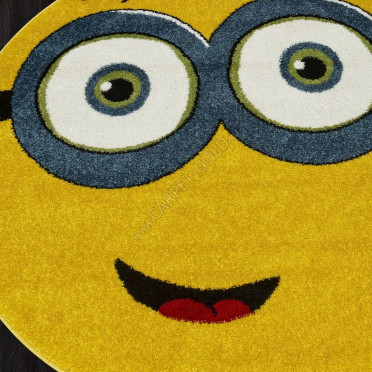 Ковер NC13 - YELLOW - Круг - коллекция SMILE