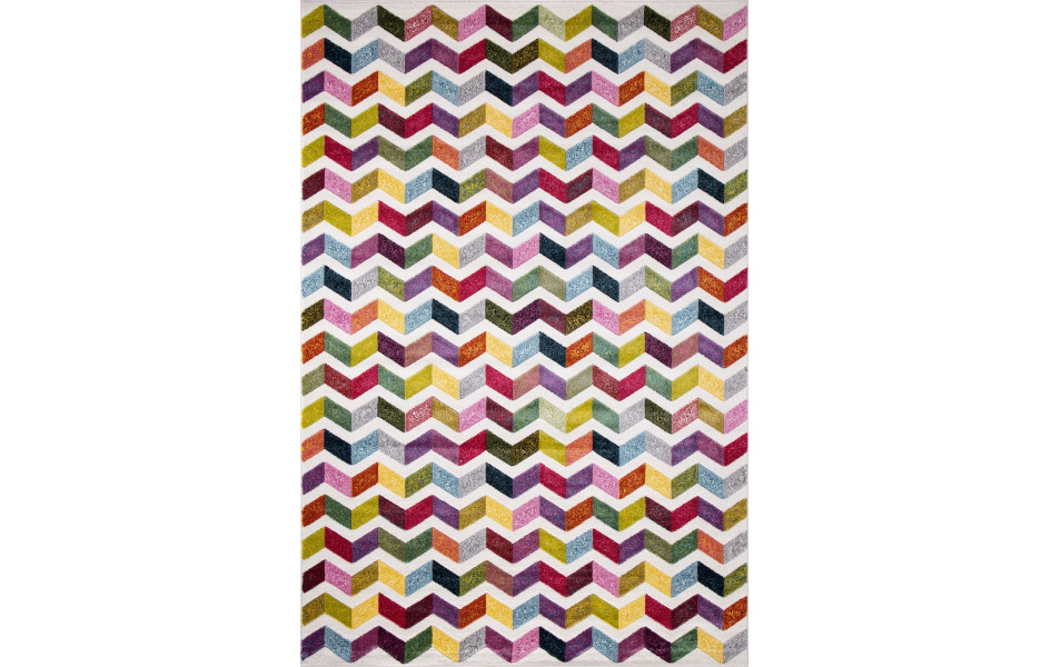 Детский ковер C056 - MULTICOLOR-GRAY