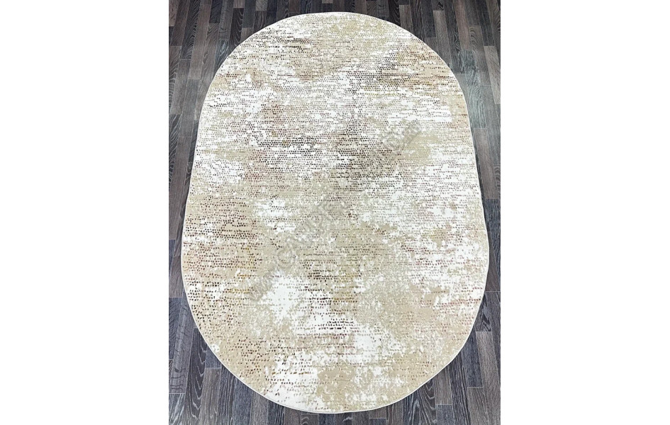Розовый ковер A3581A_IVORY PINK Lowa овал