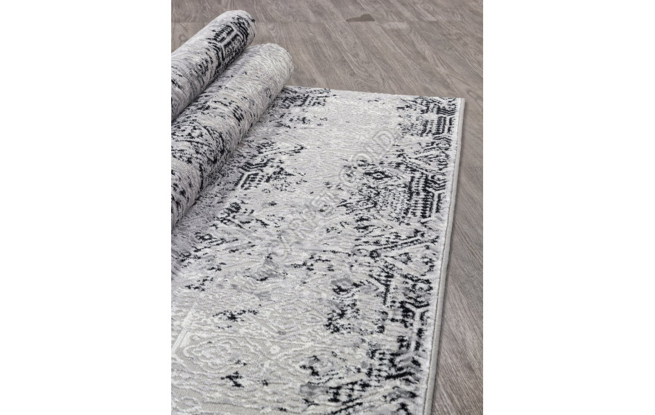 Ковер F281 - DARK GRAY - Прямоугольник - коллекция PALERMO