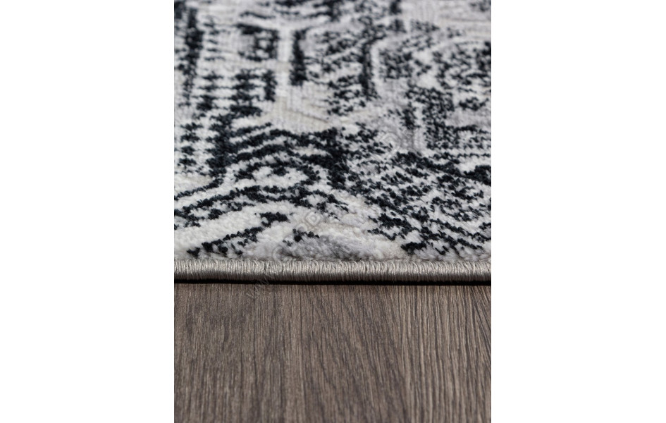 Ковер F281 - DARK GRAY - Прямоугольник - коллекция PALERMO