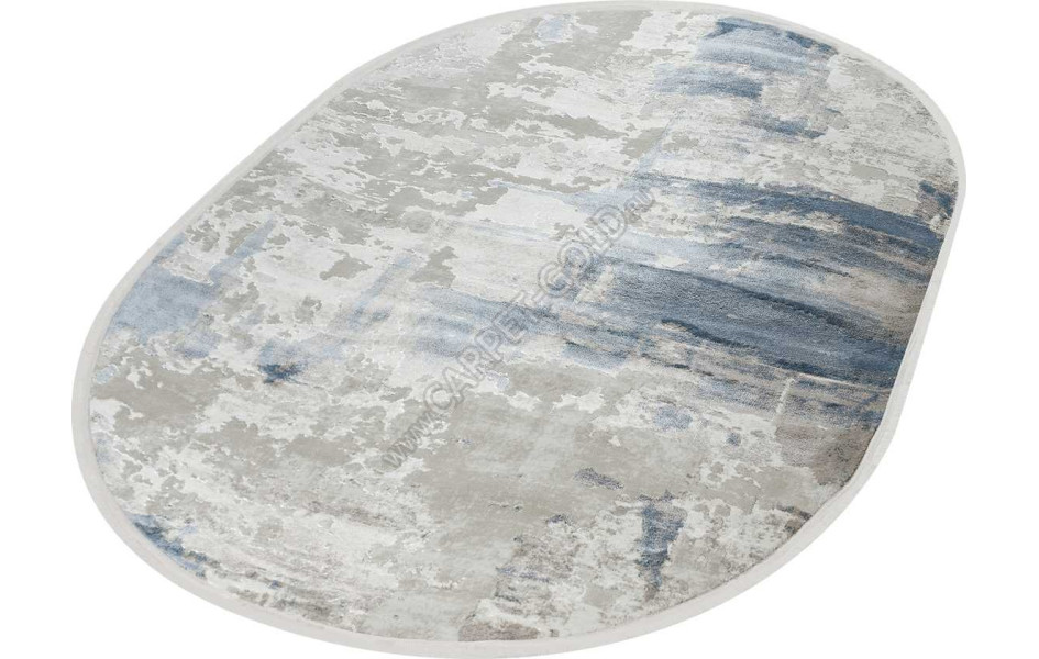 51272B OVAL BLUE / CREAM Nadejda