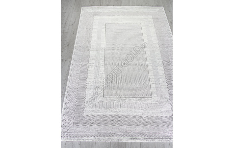 Ковер F040AC - GREY / WHITE - Прямоугольник - коллекция SIROCCO