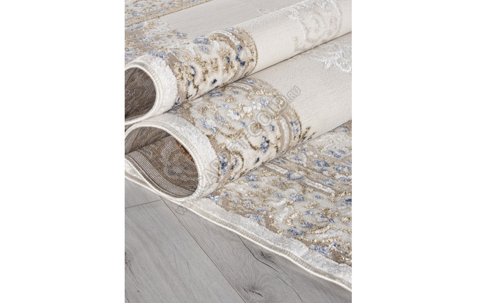 Ковер 27236A - CREAM / BLUE - Прямоугольник - коллекция MOSSO