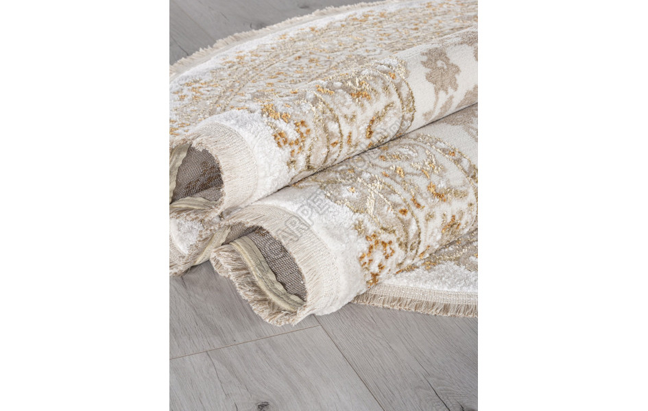 Ковер 27239A - CREAM / BEIGE - Овал - коллекция MOSSO